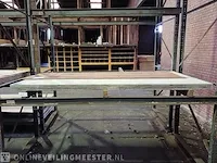 4x gegronde multiplex plaat silverpaint - afbeelding 5 van  5