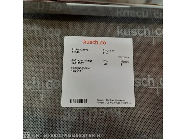 4x gestoffeerde kruk kush&co - afbeelding 7 van  9