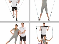 4x gym stick met elastische touwen ultrasport - afbeelding 2 van  4