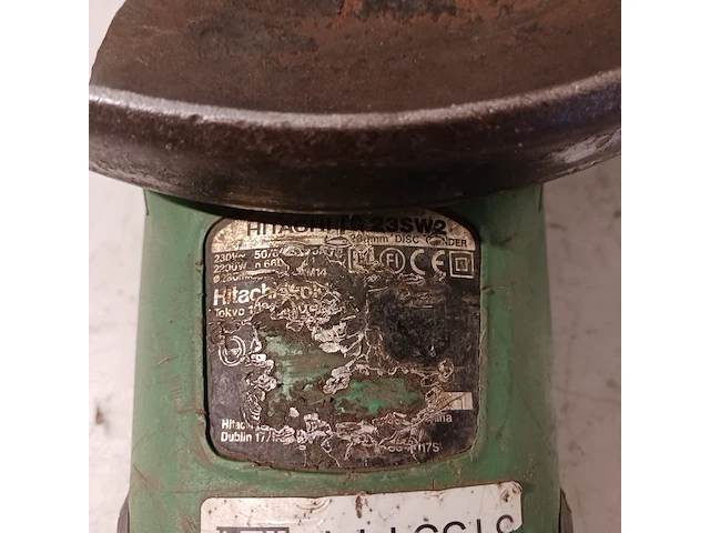 4x haakse slijper, hitachi en hikoki, 3x g23sw2 - afbeelding 19 van  26