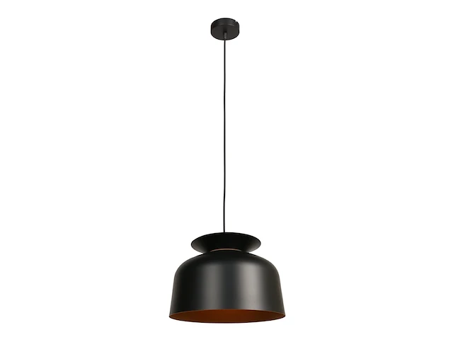 4x hanglamp skandina zwart met gouden binnenkant, steinhauer lighting, 3684zw, zwart goud, 2025 - afbeelding 1 van  8