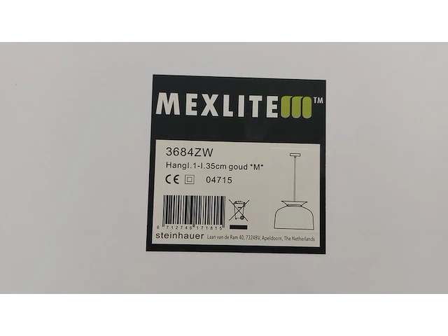 4x hanglamp skandina zwart met gouden binnenkant, steinhauer lighting, 3684zw, zwart goud, 2025 - afbeelding 8 van  8