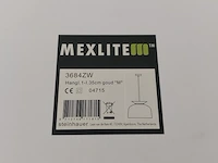 4x hanglamp skandina zwart met gouden binnenkant, steinhauer lighting, 3684zw, zwart goud, 2025 - afbeelding 7 van  7