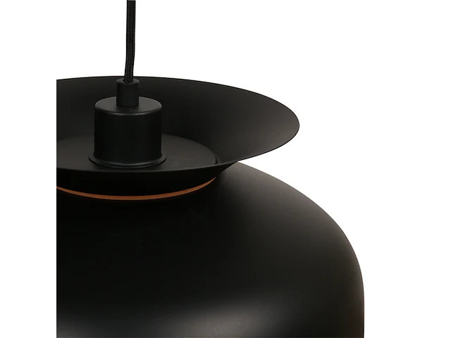 4x hanglamp skandina zwart met gouden binnenkant, steinhauer lighting, 3684zw, zwart goud, 2025 - afbeelding 5 van  8