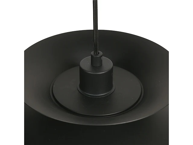 4x hanglamp skandina zwart met gouden binnenkant, steinhauer lighting, 3684zw, zwart goud, 2025 - afbeelding 7 van  9