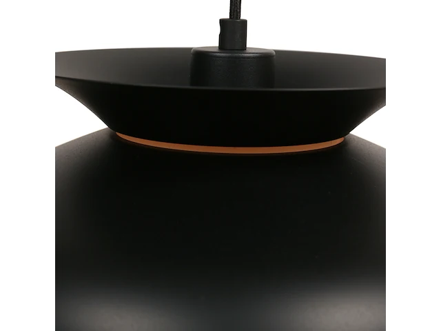 4x hanglamp skandina zwart met gouden binnenkant steinhauer lighting, 3684zw, zwart goud, 2025 - afbeelding 7 van  9