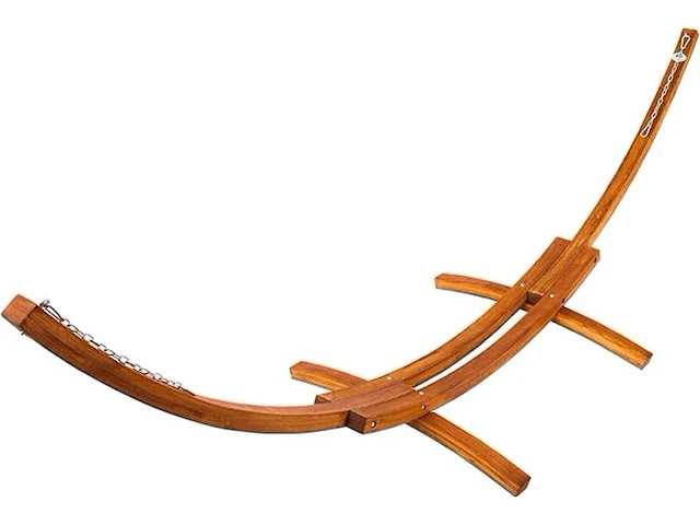 4x hangmatstandaard, houten frame voor dubbele hangmat ultranatura - afbeelding 1 van  4