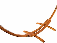 4x hangmatstandaard, houten frame voor dubbele hangmat ultranatura - afbeelding 1 van  4
