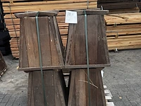 4x hardhouten bloembakken - afbeelding 1 van  2
