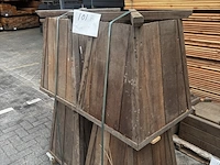 4x hardhouten bloembakken - afbeelding 2 van  2