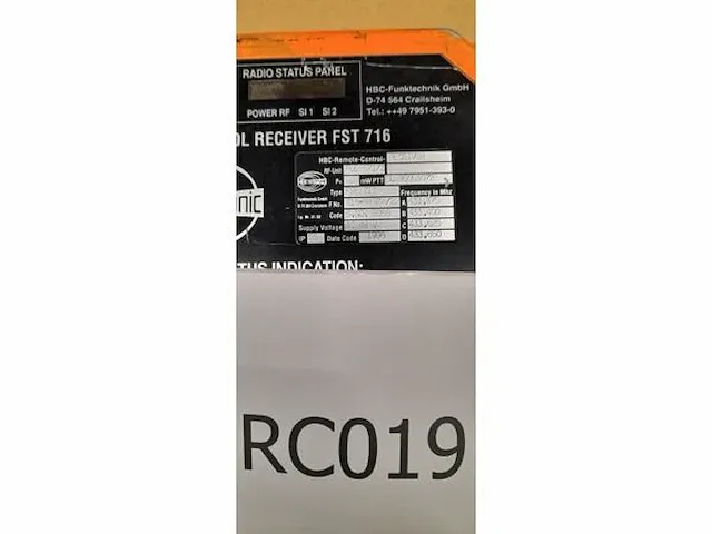 4x hbc radiobesturingen t.b.v. bovenloopkranen / takels - afbeelding 4 van  10