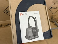4x headset poly / plantronics, zwart, 2022 - afbeelding 1 van  6