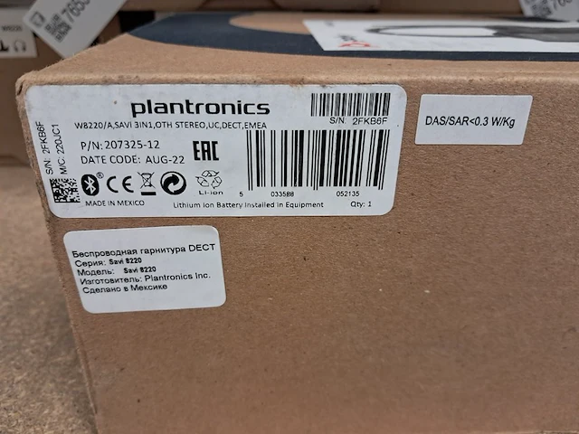 4x headset poly / plantronics, zwart, 2022 - afbeelding 5 van  6