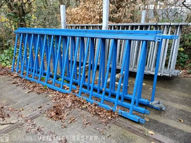 4x hekwerk, blauw - afbeelding 2 van  7