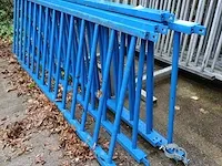 4x hekwerk, blauw - afbeelding 3 van  7