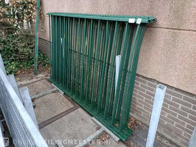 4x hekwerk, groen - afbeelding 1 van  5