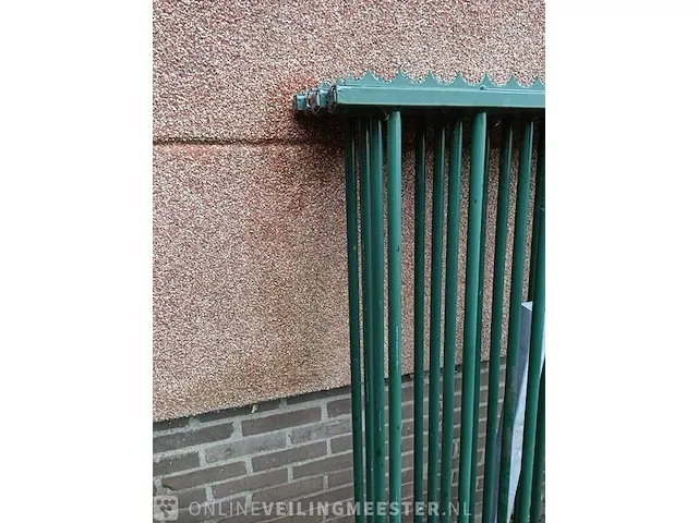 4x hekwerk, groen - afbeelding 4 van  5