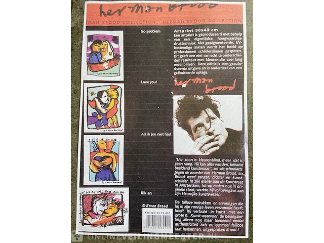4x herman brood verliefd-verkering-relatie-huwelijksbootje - afbeelding 4 van  4