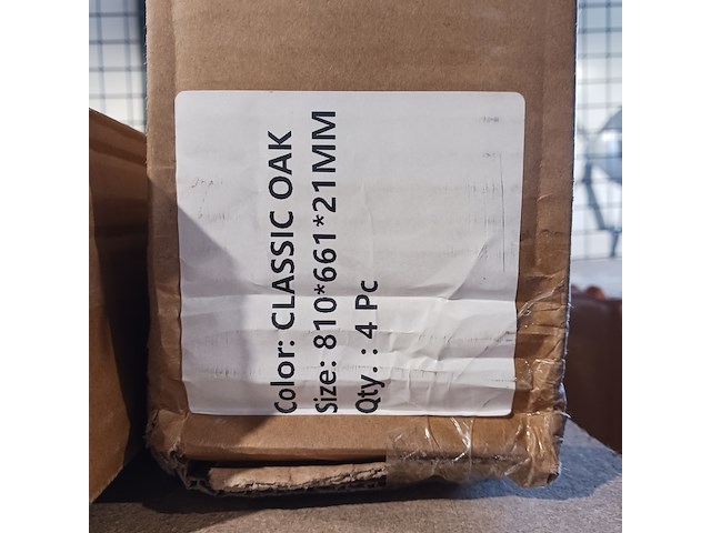 4x hexagon wandpaneel 80x60, sanderz, oak eiken, 2025 - afbeelding 4 van  5