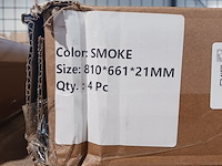 4x hexagon wandpaneel 80x60, sanderz, smoke eiken gerookt, 2025 - afbeelding 4 van  5