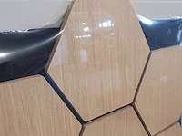 4x hexagon wandpaneel akoestisch, oak, 2025 - afbeelding 2 van  5