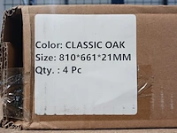 4x hexagon wandpaneel akoestisch, oak, 2025 - afbeelding 5 van  5