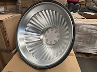 4x high bay light hb1 120w met industriële kap ellipz lighting - afbeelding 2 van  5