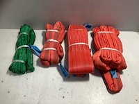 (4x) hijs- stropbanden - 1x 2 ton (3m) - 3x 5 ton (2-3m) - afbeelding 1 van  3