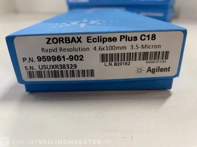 4x hlpc column en toebehoren agilent, zorbax eclipse plus c18 - afbeelding 6 van  11