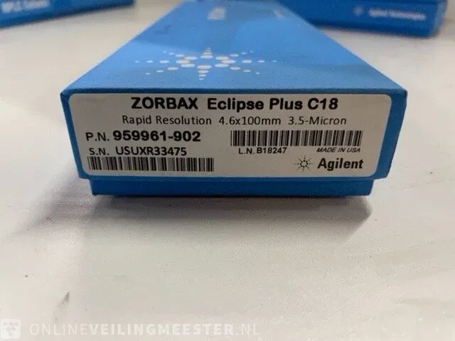 4x hlpc column en toebehoren agilent, zorbax eclipse plus c18 - afbeelding 8 van  11
