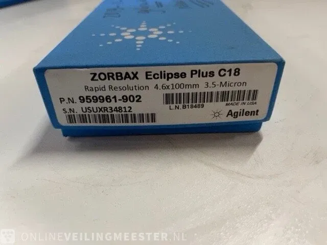 4x hlpc column en toebehoren agilent, zorbax eclipse plus c18 - afbeelding 10 van  11