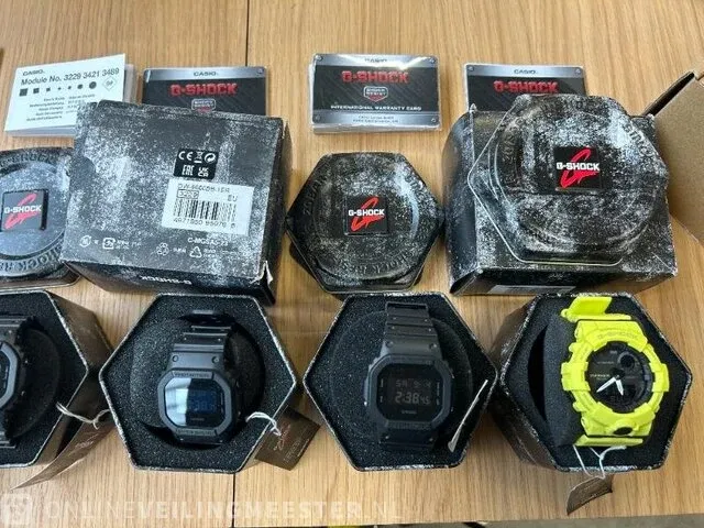 4x horloge g-shock - afbeelding 3 van  9