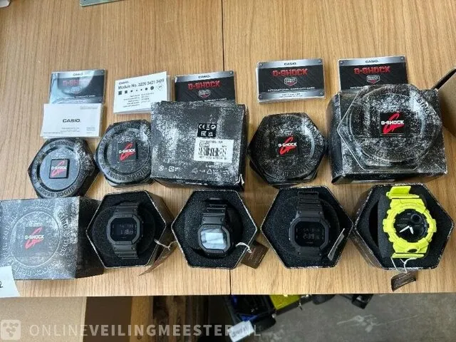 4x horloge g-shock - afbeelding 9 van  9