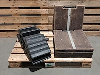 4x houten stempelplaat en 3x kabelbrug - afbeelding 1 van  7