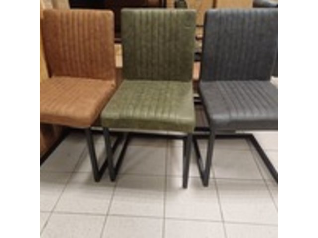 4x industriele eetkamerstoel green, 2025 - afbeelding 1 van  3