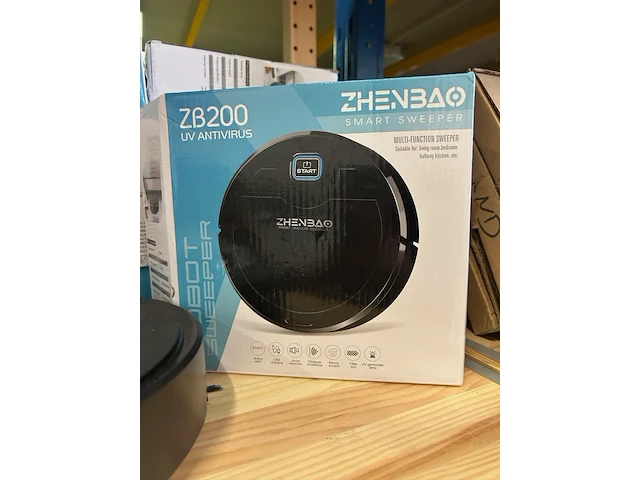 4x inhoud stellingvak w.o. deurbel, robot stofzuiger w.o. zhenbao, ring - afbeelding 17 van  18