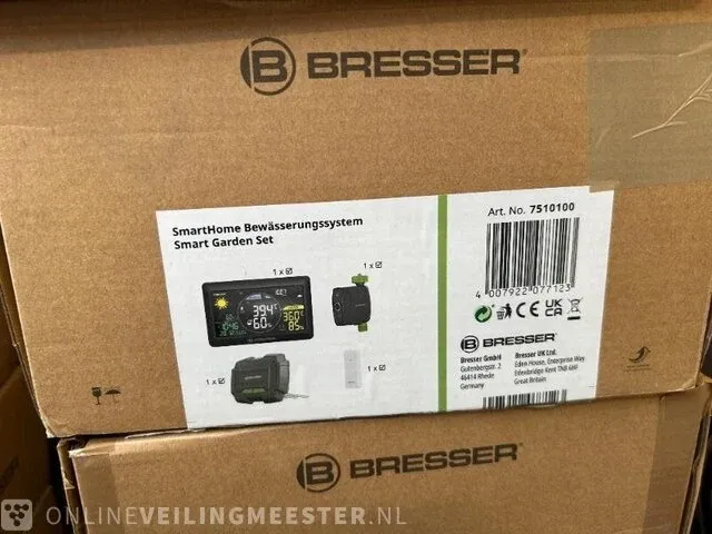 4x irrigatiesysteem met weerstation en watertimer bresser, 7510100 - afbeelding 3 van  6