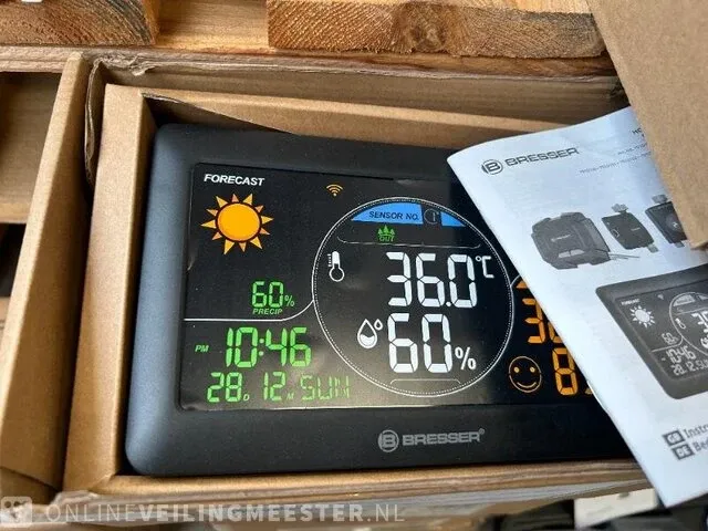 4x irrigatiesysteem met weerstation en watertimer bresser, 7510100 - afbeelding 5 van  6