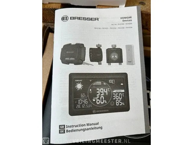 4x irrigatiesysteem met weerstation en watertimer bresser, 7510100 - afbeelding 6 van  6