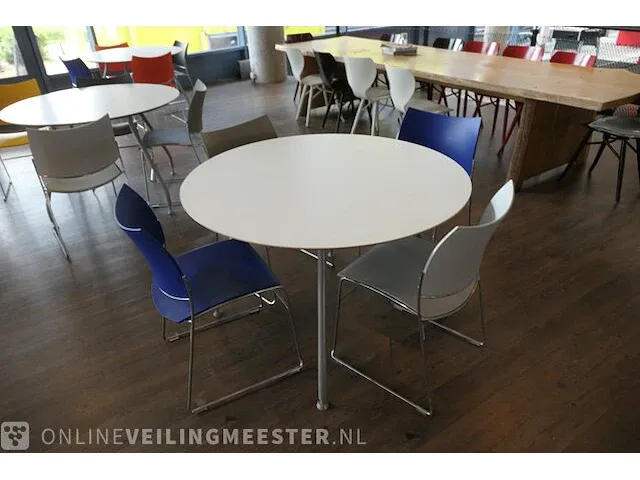 4x kantinetafel met 16x stoel - afbeelding 8 van  14