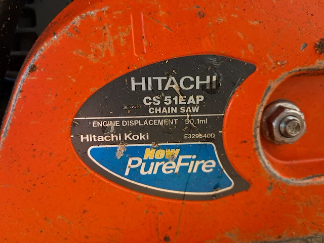 4x kettingzaag, 1x aggregaat o.a. hitachi en top craft - afbeelding 21 van  22