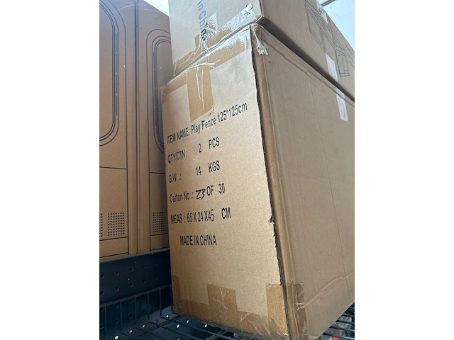 4x kinderbox speelruimte 125x125 cm - afbeelding 3 van  4