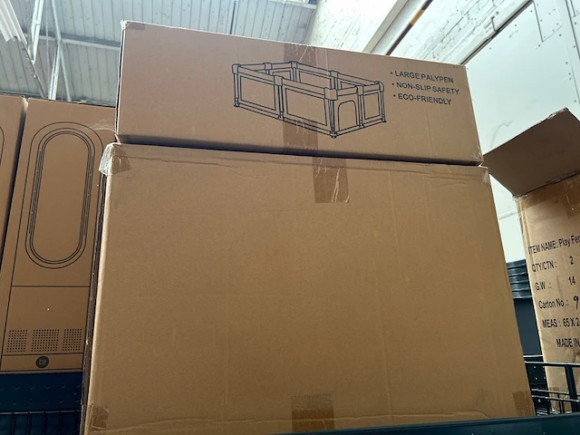 4x kinderbox speelruimte 125x125 cm - afbeelding 4 van  4