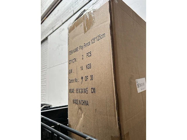 4x kinderbox speelruimte 125x125cm - afbeelding 3 van  3
