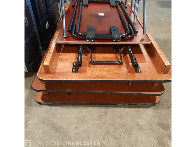 4x klaptafel en 4x kantinestoel o.a. baljet - afbeelding 4 van  14