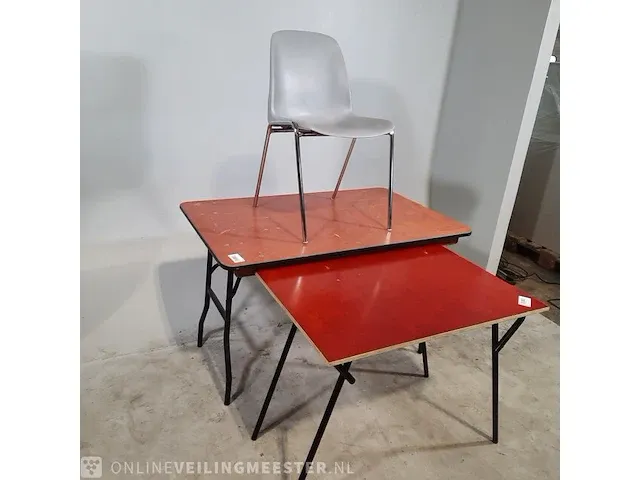 4x klaptafel en 4x kantinestoel o.a. baljet - afbeelding 7 van  14