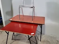 4x klaptafel en 4x kantinestoel o.a. baljet - afbeelding 8 van  14