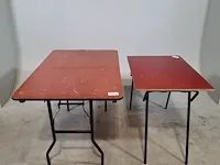 4x klaptafel en 4x kantinestoel o.a. baljet - afbeelding 12 van  14