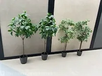 4x kunstplant in pot - afbeelding 1 van  6