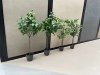 4x kunstplant in pot - afbeelding 2 van  6